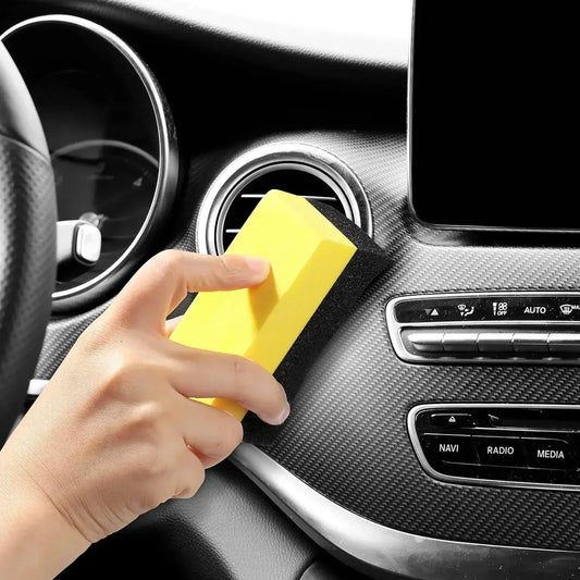10PCS Auto Cleaning Sponge & Brush Set – Wheel, Tire & Car Wash Detailing Kit